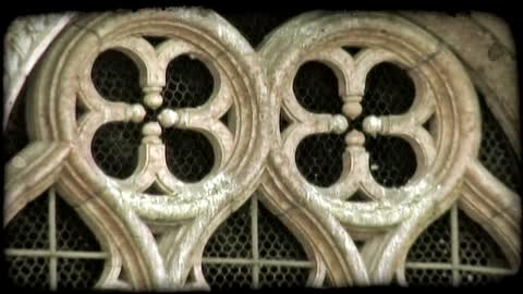 Italian Architecture 1. Vintage stylized video clip