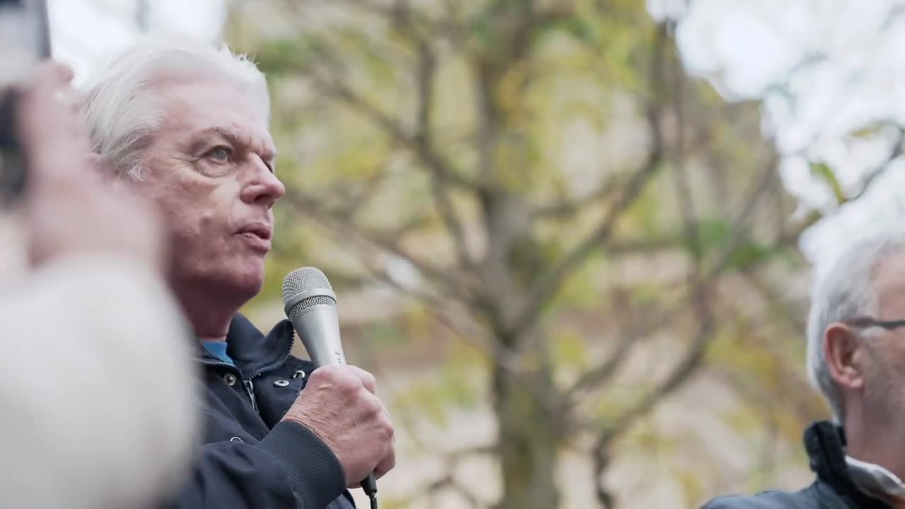 David Icke Speaking At World Freedom Rally In Birmingham