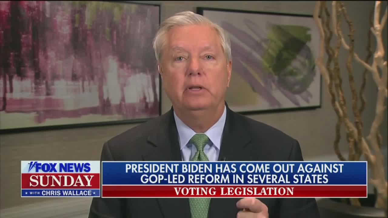 Lindsey Graham Bashes Biden Criticism Of Georgia Voting Law