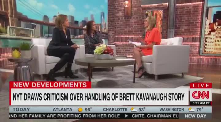 NY Times reporter refuses to say if she wrote offensive Kavanaugh tweet