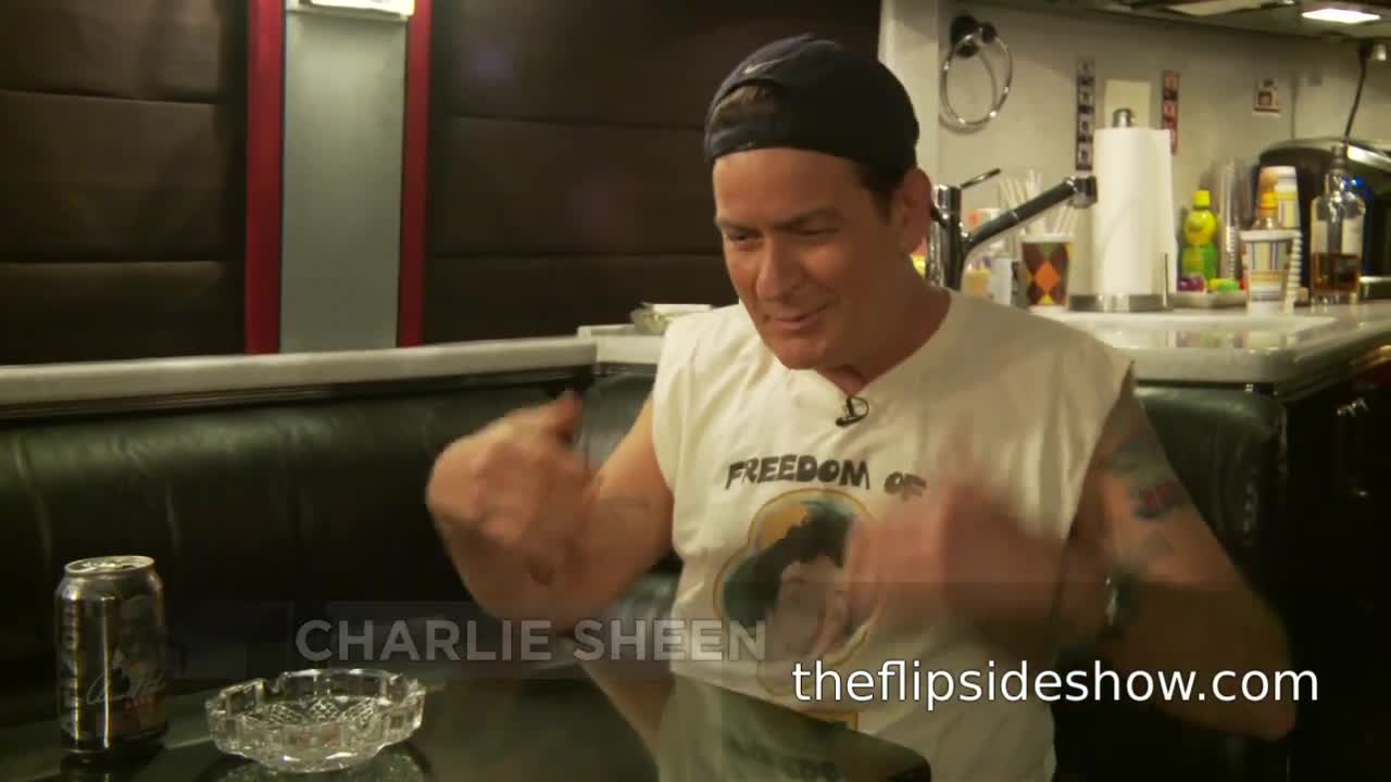 Charlie Sheen on "The Flipside with Michael Loftus" (Part 1 of 2)