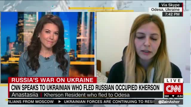 Russians stormed a Ukrainian woman's apartment. Here's how she reacted