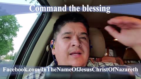 command the blessing