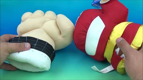 Electronic Plush Silly Hands Karate and Boxing Gloves Video Toy Review - FunkyJunkToys