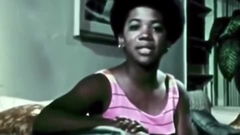 Black woman gives a tour of her house in 1969