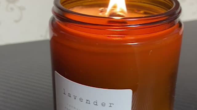 Healing Lavender Scented Candle