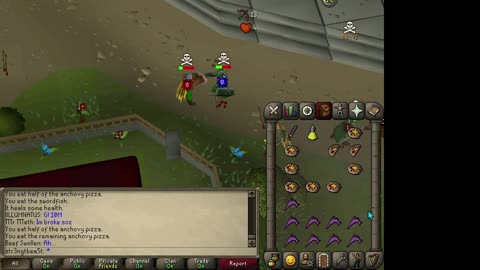 Runesscape amazing PK stylist f2p range/2h