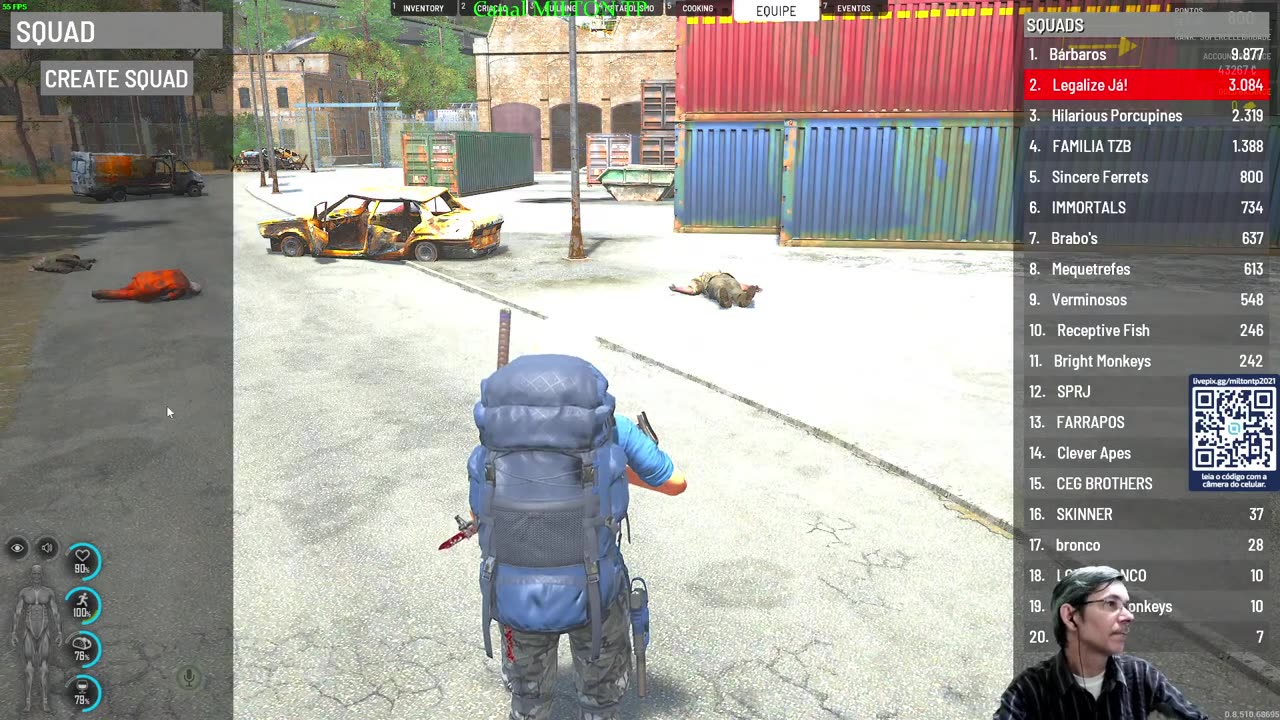Milton TP - JwrBBYDM9cE - Scum, atualização 0.85, tentando uma killbox com a C4