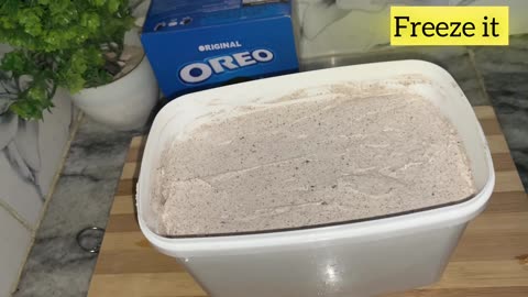 Oreo ice-cream recipe