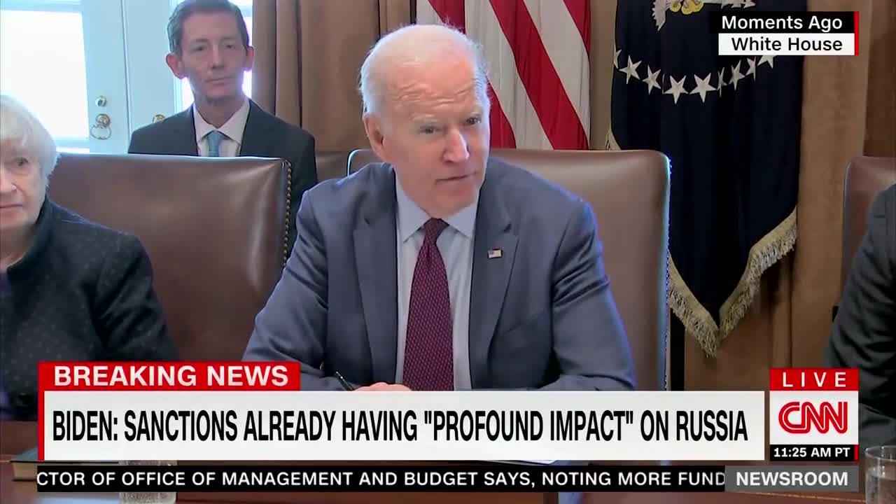 Biden Believes That Russia Is Attacking Itself