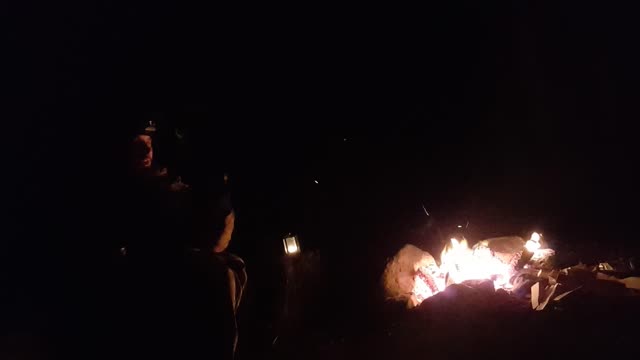 Campfire shout out to Jo. Wildcamping