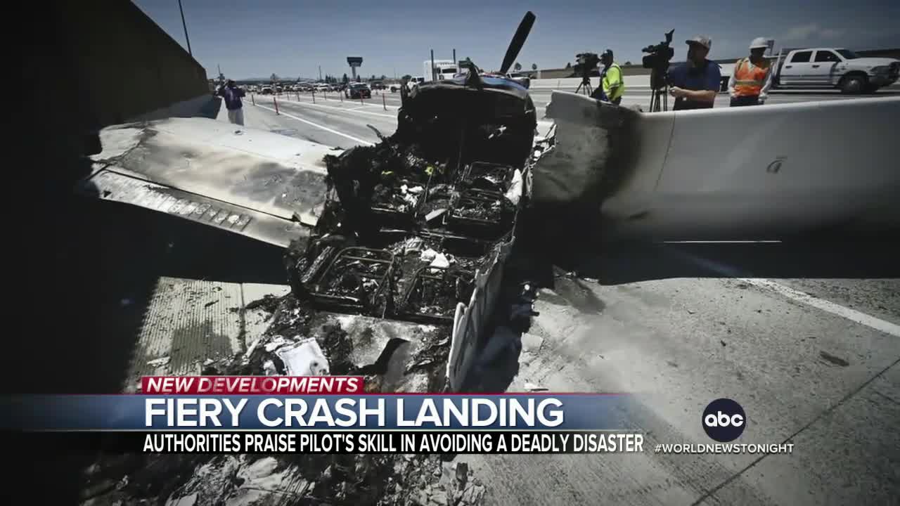 Small plane makes emergency landing on highway