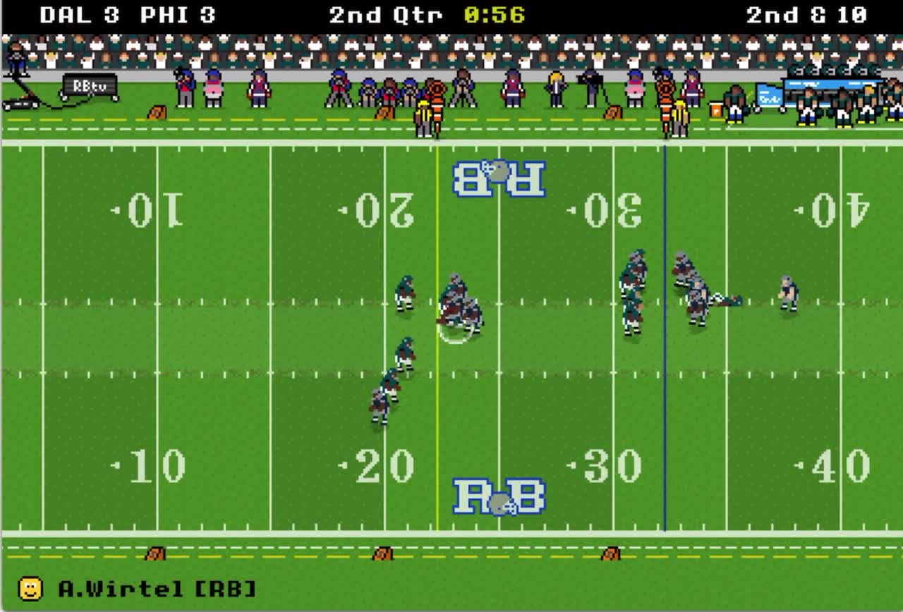 Retro bowl: The biggest rivalry in the NFL dallas vs Philly