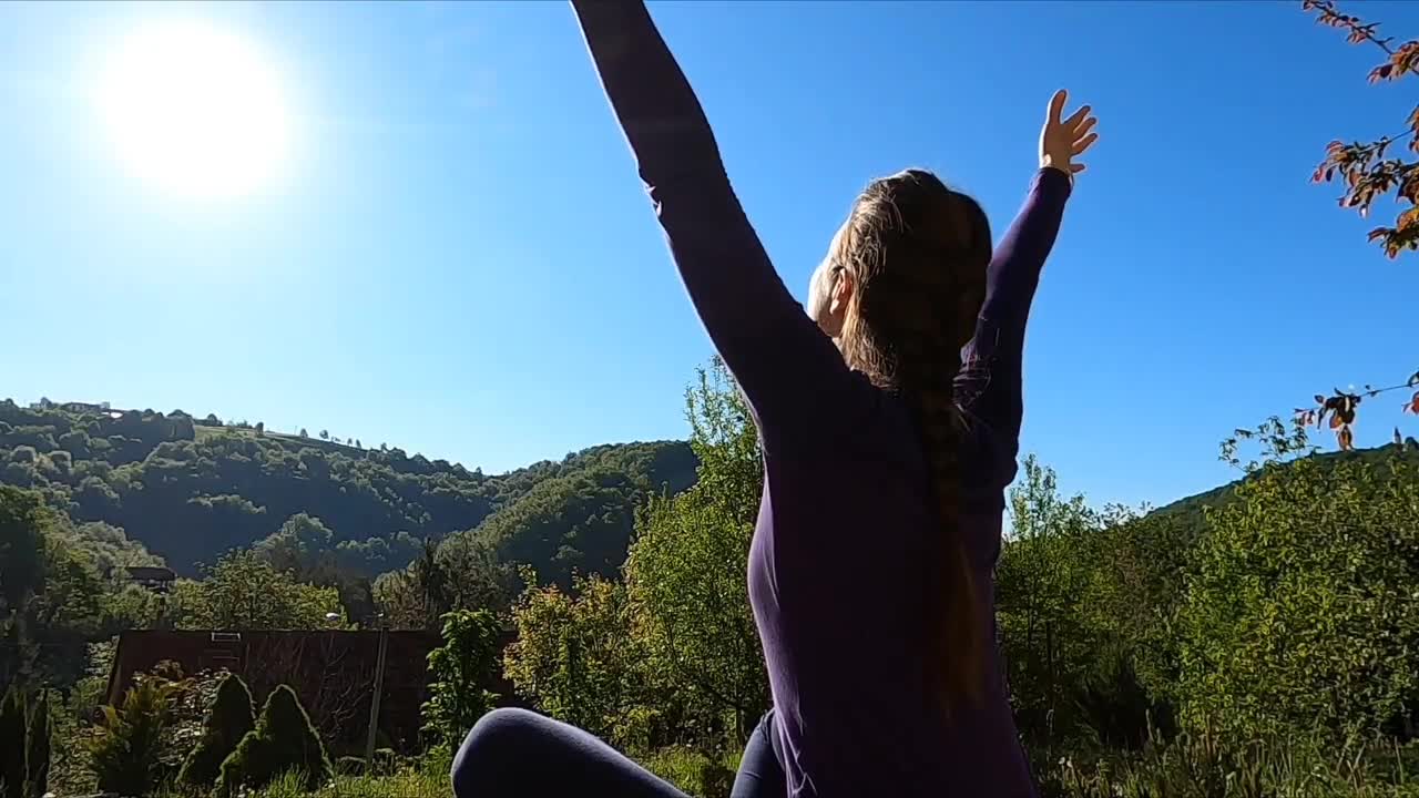 Meditation and yoga with life changing powerful speech