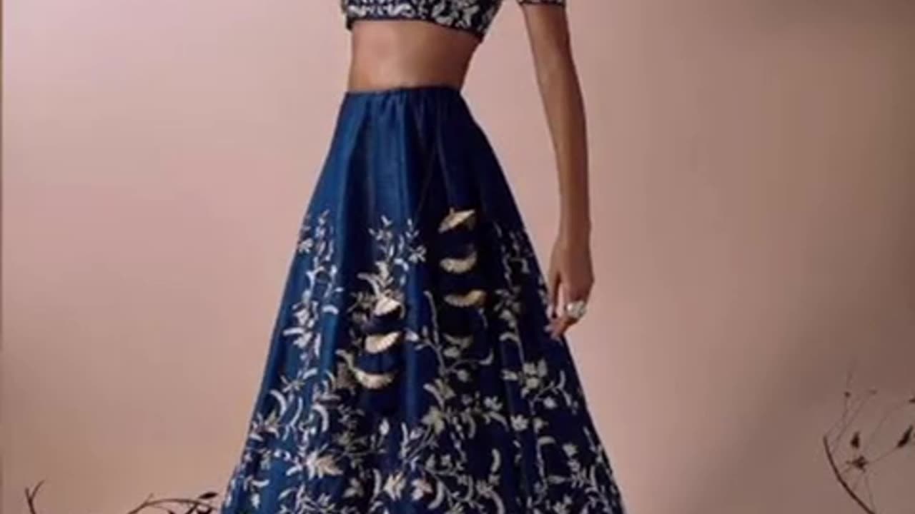 Cold Shoulder Lehenga