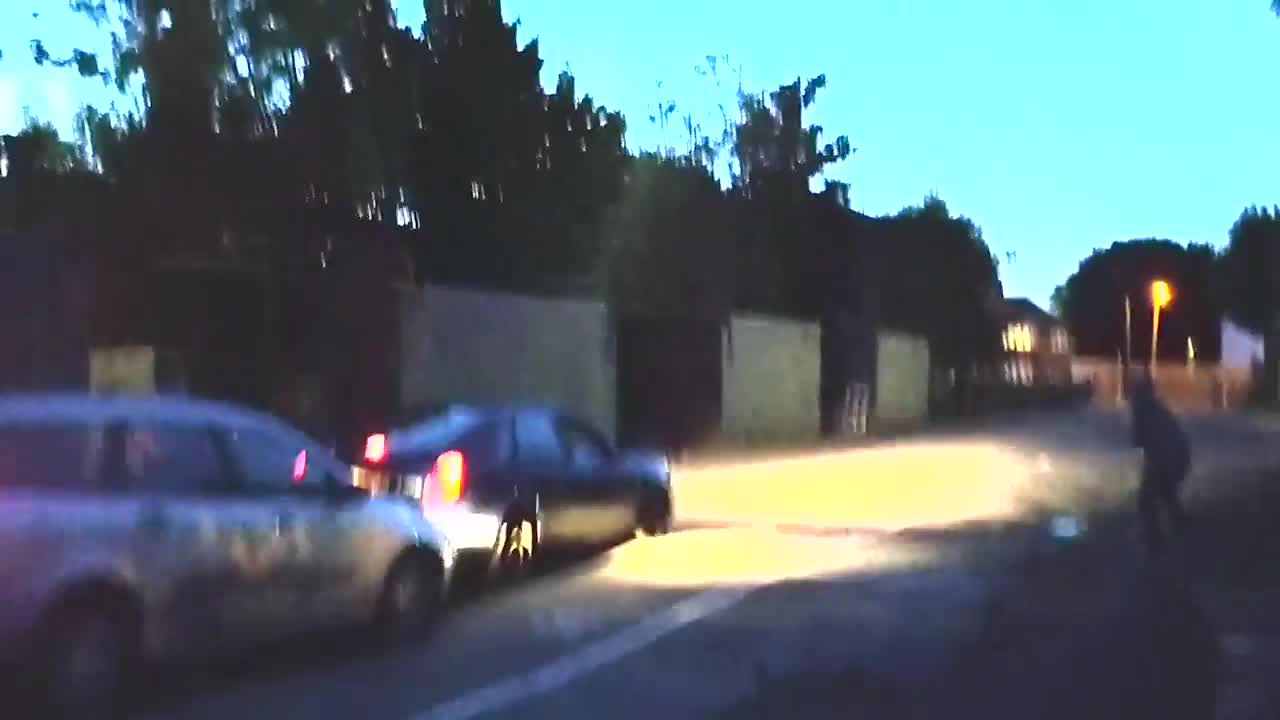 Imaginary Rope Prank Causes Car Crash