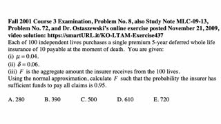 Exam LTAM exercise for October 7, 2021