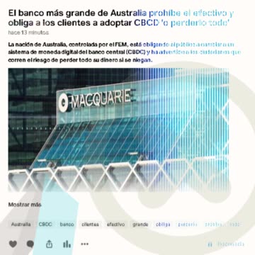 El banco más grande de Australia prohíbe el efectivo