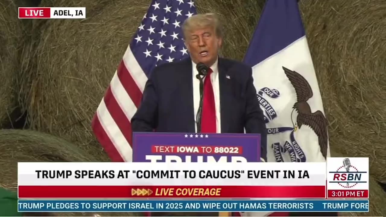 President Trump blames Biden for the wars: