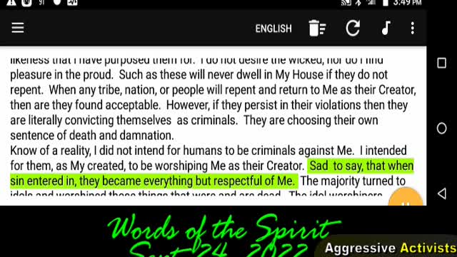 DEATH VIA DEMONIC DELUSIONS_Words of the Spirit-Sept 24 2022