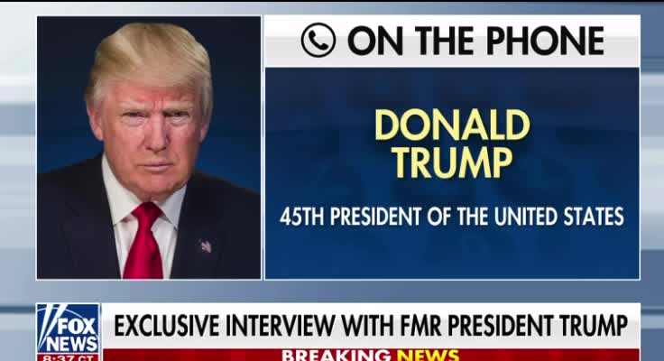 President Donald J Trump - full interview on Hannity.