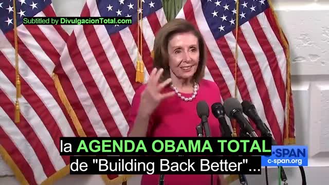 Pelosi: "We have to address the OBAMA agenda" 🤔