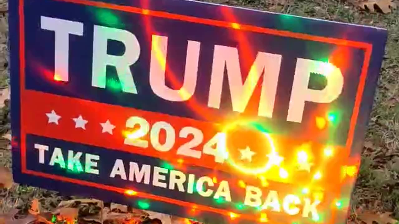 Fixing Trump Signs