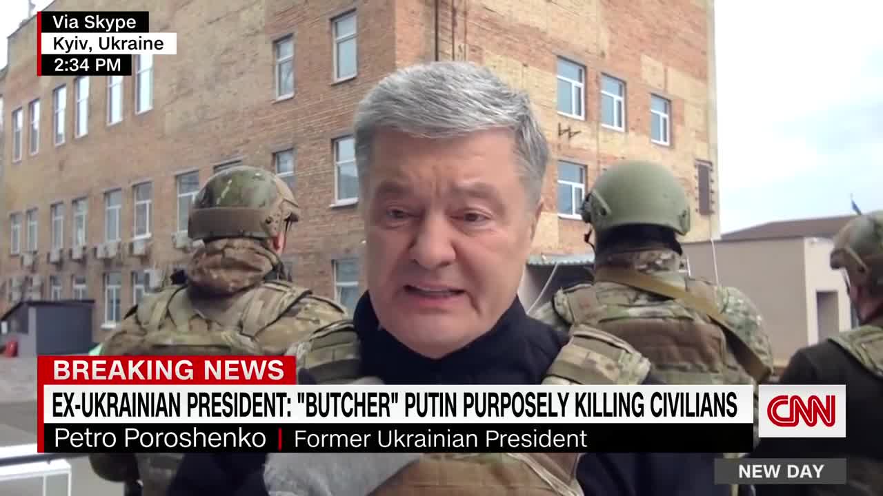 Ex-Ukrainian President Petro Poroshenko_ We've seen Russia kill civilians with o