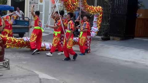 Lion dance in Vietnam