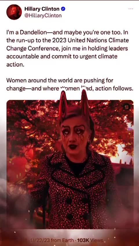 Hillary Clinton on Climate Change (11-22-23)