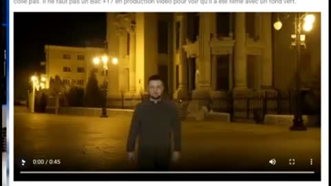 Zelenski fait une vidéo truquée _ Zellensky fake video