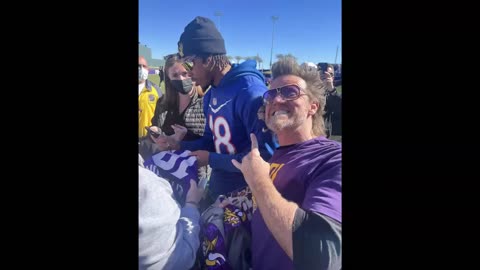 Jimbo and Jackie Meet Justin Jefferson of the Minnesota Vikings