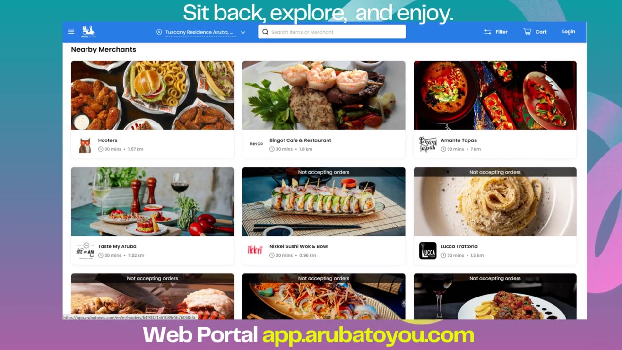 Best Food Delivery Service Aruba | Aruba To You