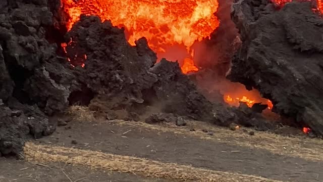 Flujo de Lava del Volcan Pacaya