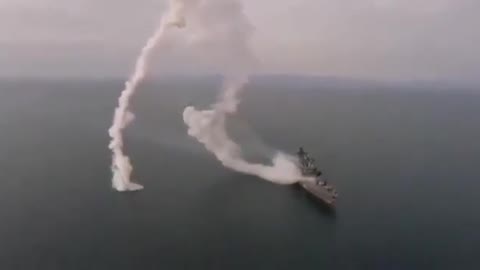 Russian Warship Rocket Launch Fail