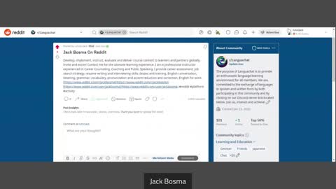 The Languachat Reddit Group