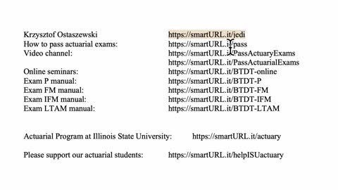 Exam LTAM exercise for May 28, 2021