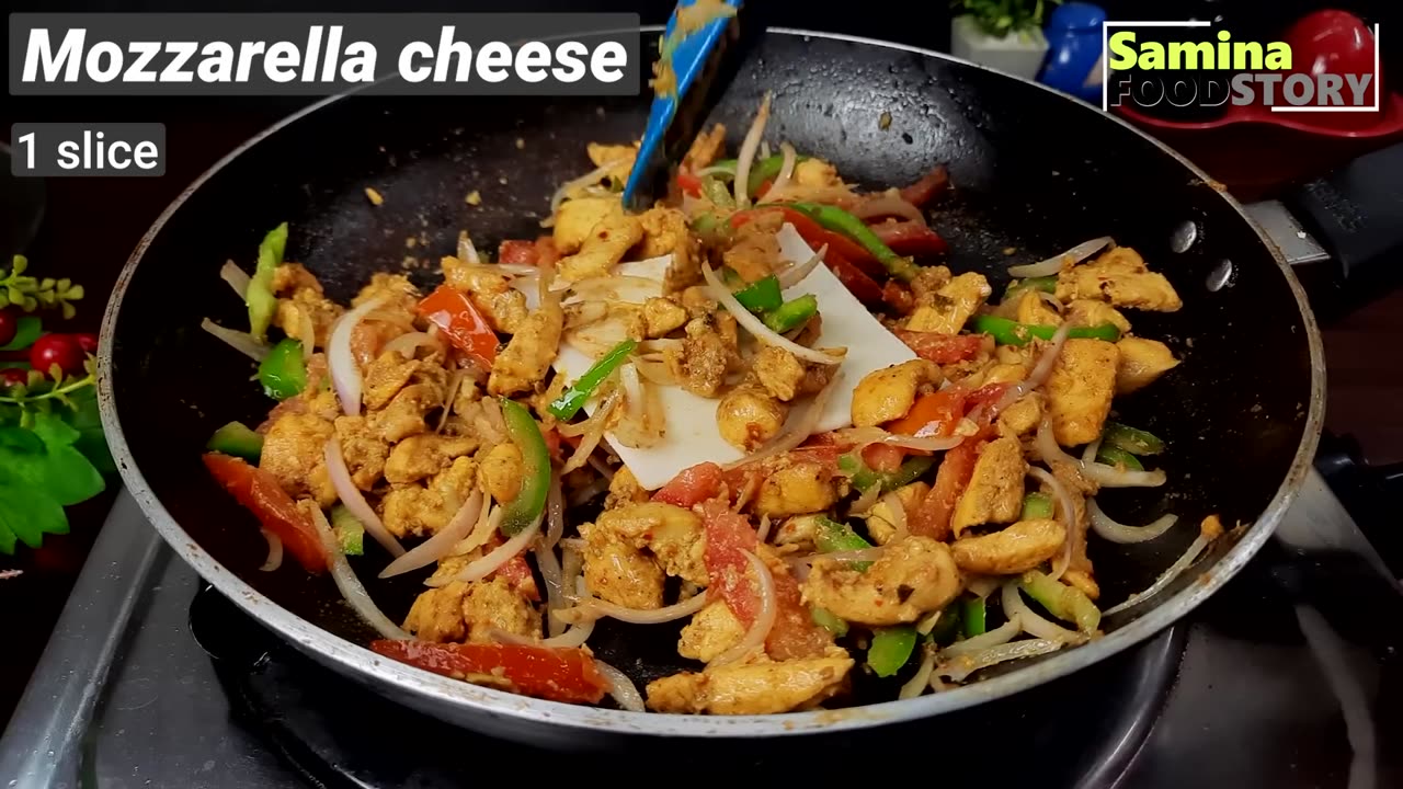 Malai Chicken Bread Pocket