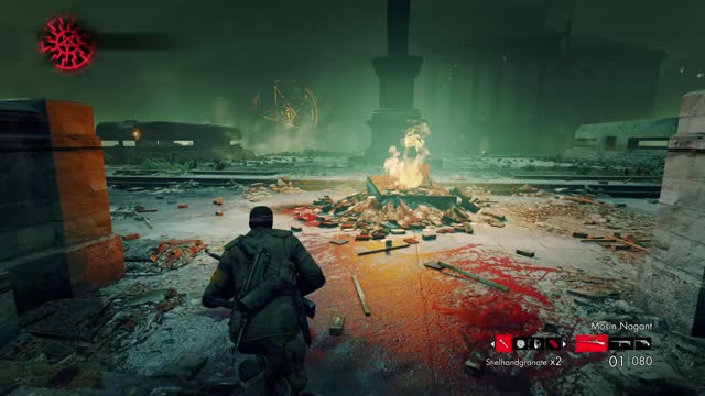 Zombie Army Trilogy, Level "Library of Evil", Solo, Pt.1