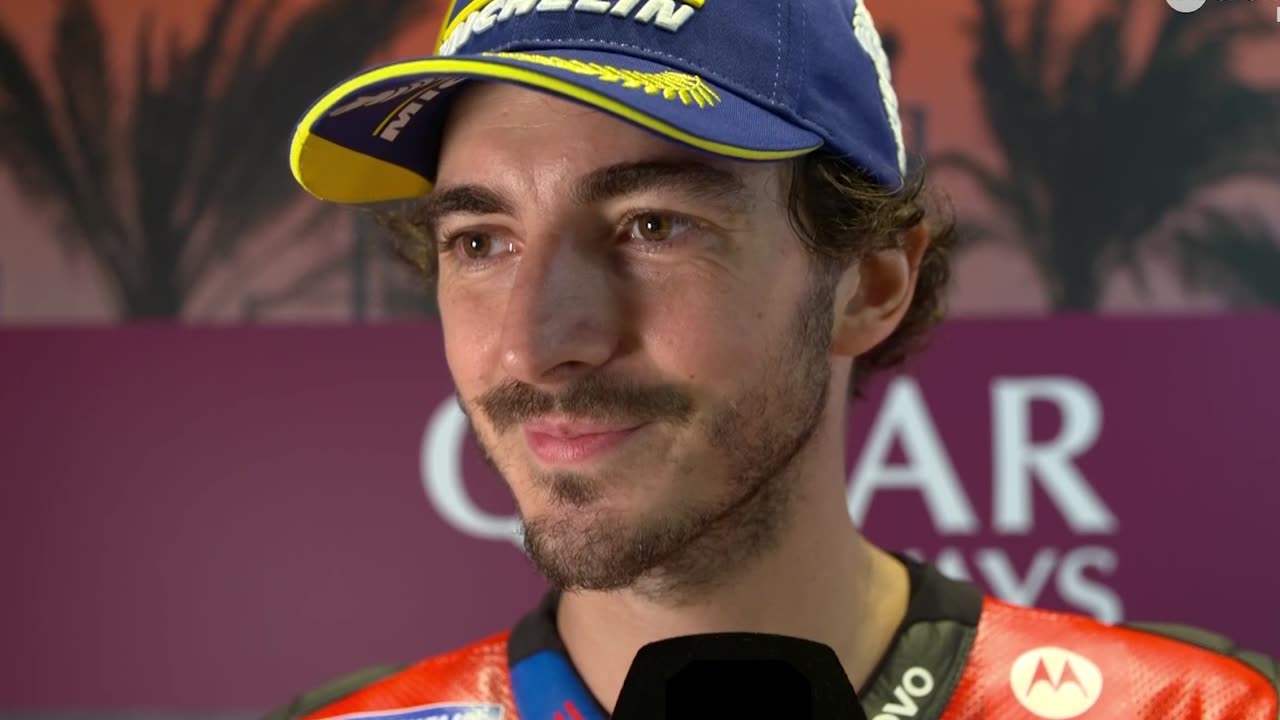 Pecco Bagnaia after Qatar MotoGP