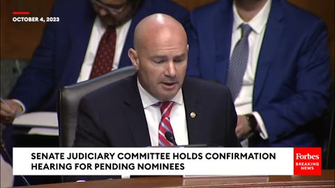 JUST IN- Mike Lee Grills Judicial Nominee Over His Beliefs On DEI