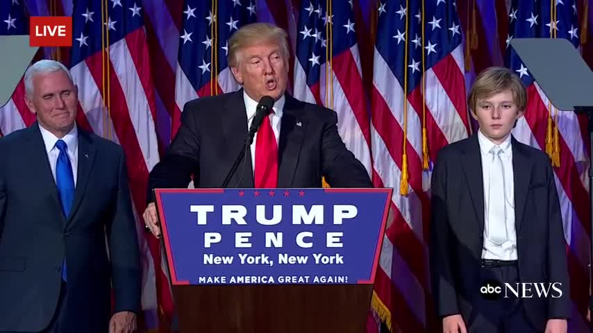 Donald Trump's 2016 Presidential Election Victory Speech