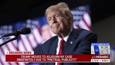 USA: Trump moves to adjourn NY case indefinitely due to "pretrial publicity."