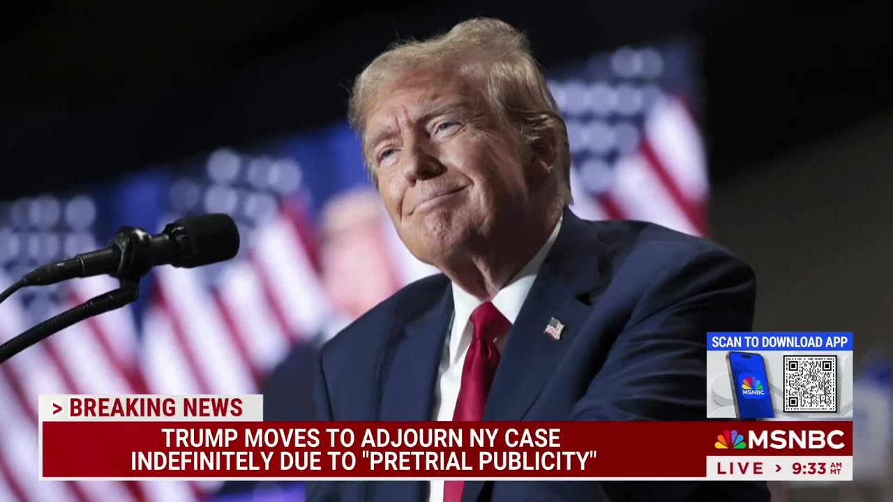 USA: Trump moves to adjourn NY case indefinitely due to "pretrial publicity."