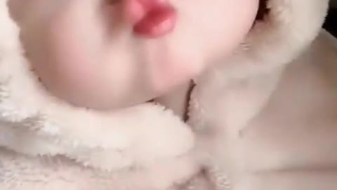 Kissing you little cute Baby