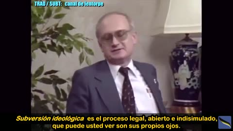 Yuri Bezmenov explica las 4 fases de la subversión. Subs en español