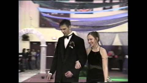 2000-01 WPHS Vids 126 Prom 092 Grand March Couple 65 by Glenn Strader