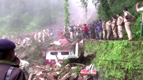 Dozens dead in Indian Himalayas landslides