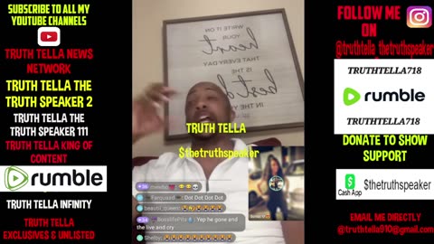 TRINA B GAGGED BY HIS OWN MOTHER ON LIVE WHO VERIFIES SHE'S NOT HOME & HE NOT VISITING