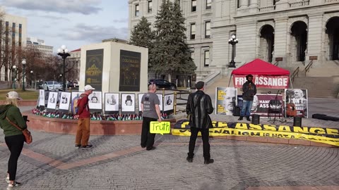 Sleepy Ray speaks on Day X in tribute to murdered Palestinian journalists